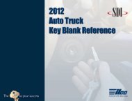 How to use the auto/truck key blank