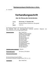 Verhandlungsschrift - Weißkirchen in Steiermark