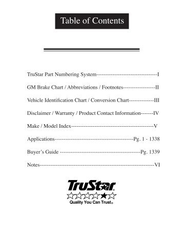 Table of Contents - Maritime Automotive Warehouse