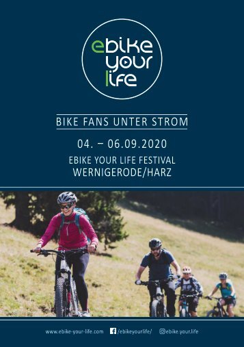 Programmheft eBike your life Festival 2020