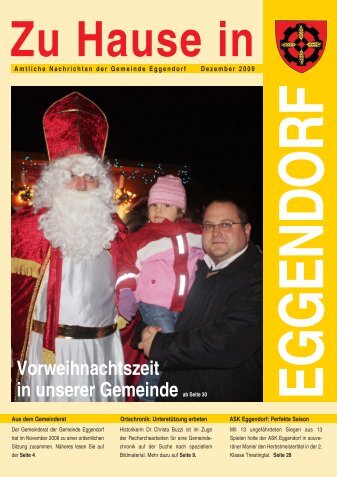 Vorweihnachtszeit in unserer Gemeinde ab ... - Gemeinde Eggendorf
