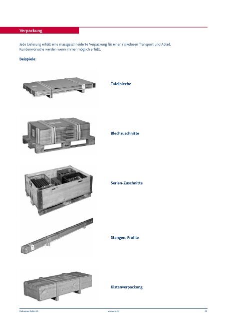 Dienstleistungen für Stahl und Metalle (pdf/1.79MB - Debrunner Acifer