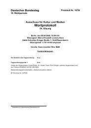 Deutscher Bundestag - Onlinesucht