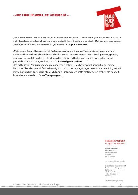 Download als PDF - Heilig-Rock-Wallfahrt