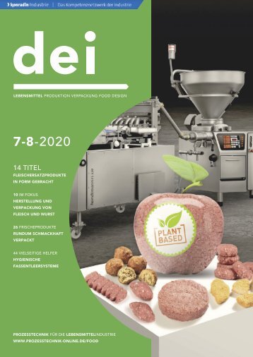 dei – Prozesstechnik für die Lebensmittelindustrie 08.2020