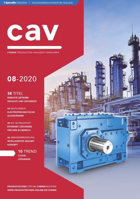 cav – Prozesstechnik für die Chemieindustrie 08.2020