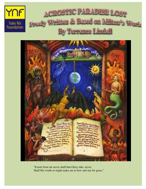 The Acrostic Paradise Lost by John Milton and Terrance Lindall