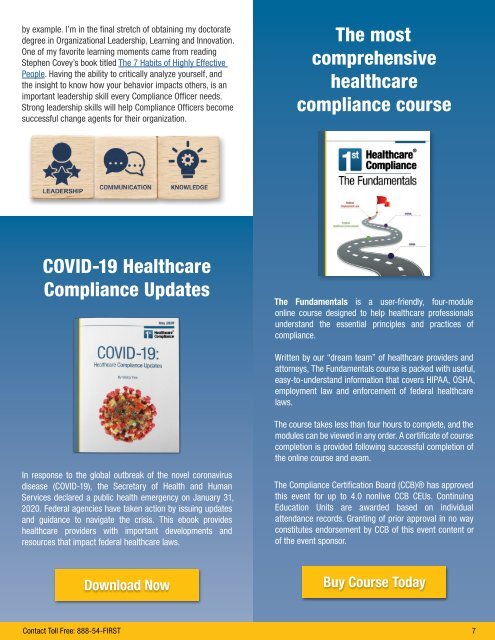 First Healthcare Compliance CONNECT August 2020