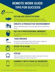 Work From Home Infographics