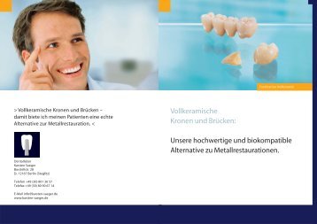 Vollkeramische Kronen und Brücken - Dental-Labor Karsten Saeger