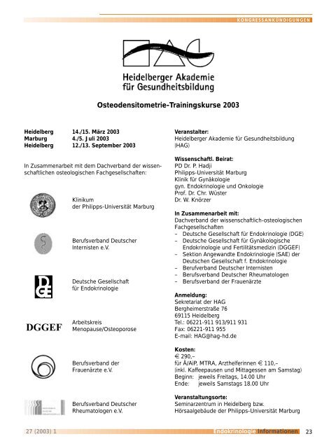 Endokrinologie Informationen - Deutsche Gesellschaft für ...