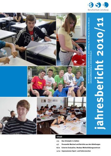 jahresberich t 2010/11 - Berufsschule Lenzburg