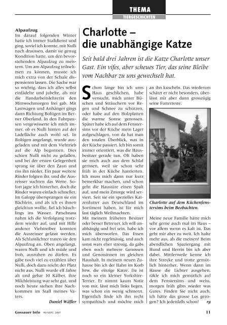 September 2007 - Gossauer Info