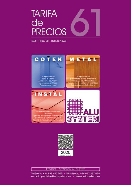 CATALOGO ALUSYSTEM_61_Sin Tarifa