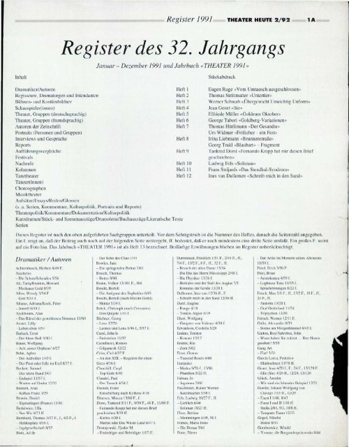 Register 1991 Kultiversum