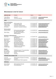 Mitarbeitende im Amt für Verkehr (PDF, 2 Seiten