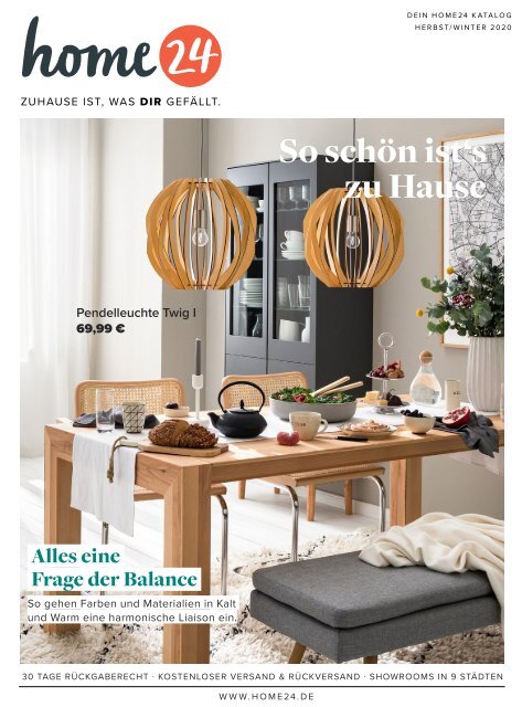 2020 Herbst/Winter home24 Katalog DE