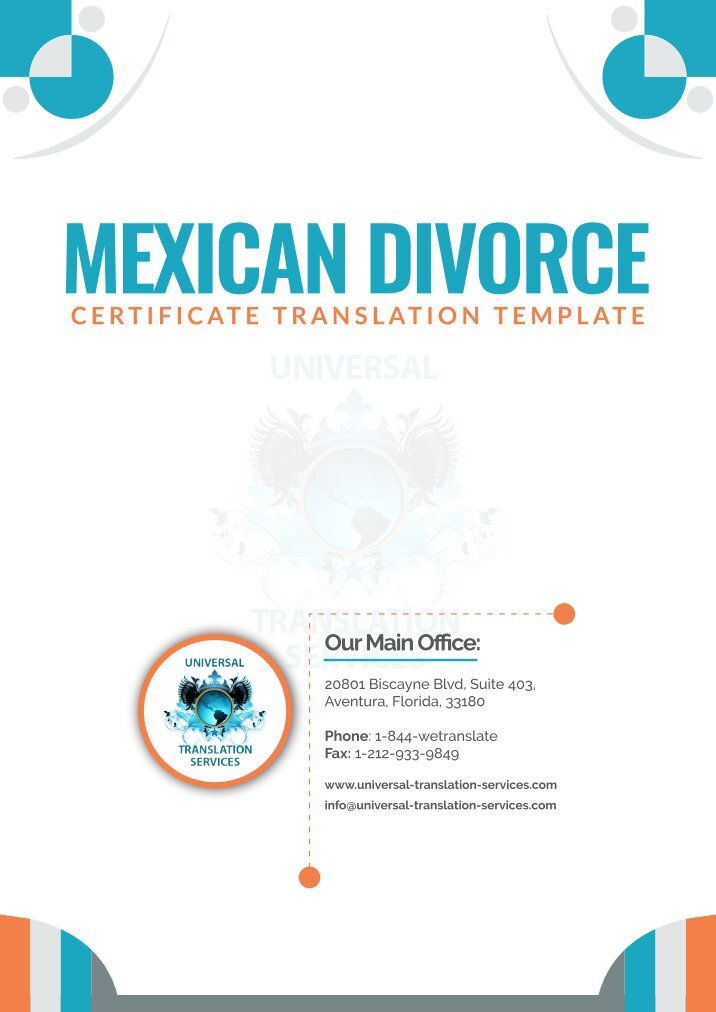 Mexican Divorce Certificate Magazines Mexican Divorce Certificate Magazines