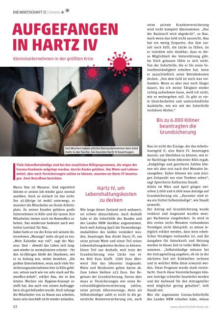 Die Wirtschaft Köln - Ausgabe 04 / 2020