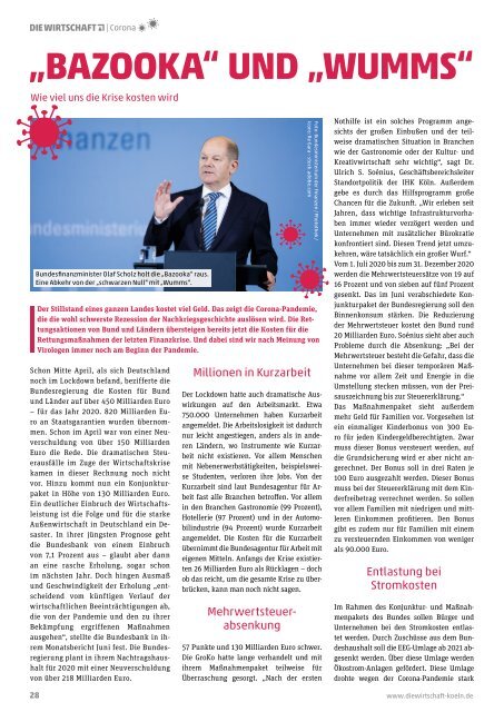 Die Wirtschaft Köln - Ausgabe 04 / 2020