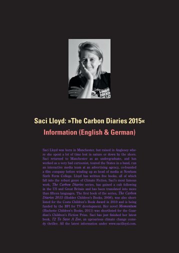 Information »The Carbon Diaries 2015«