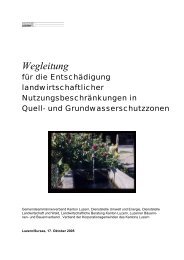 Wegleitung - Umwelt und Energie (uwe) - Kanton Luzern