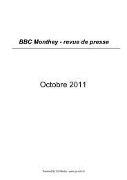 basketball - BBC Monthey