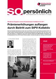 persönlich - Solothurnischer Staatspersonal-Verband