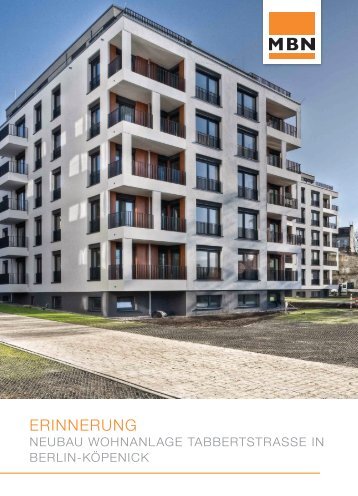 Erinnerung Neubau Wohnanlage Tabbertstrasse in Berlin-Köpenick