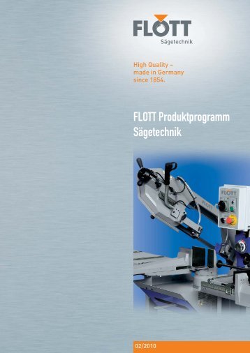 FLOTT Produktprogramm Sägetechnik