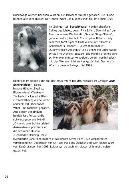 25 Jahre SCHWEIZERISCHER BEARDED-COLLIE-CLUB ...