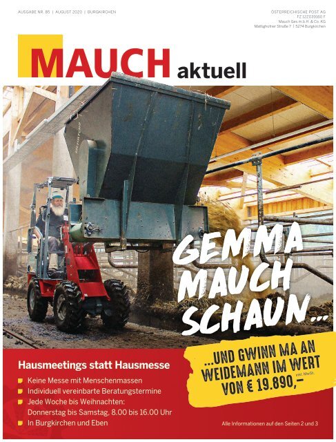 MAUCH aktuell Burgkirchen | Ausgabe Nr. 85 | August 2020