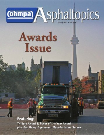 ASPHALTopics | Spring 2007 | VOL 20 | NO 1