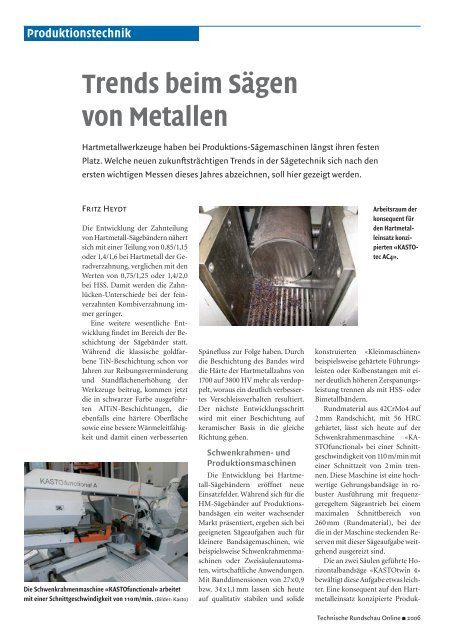 Produktionstechnik - Industrie-Schweiz
