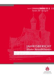 jahresbericht-2011 - Kloster Benediktbeuern