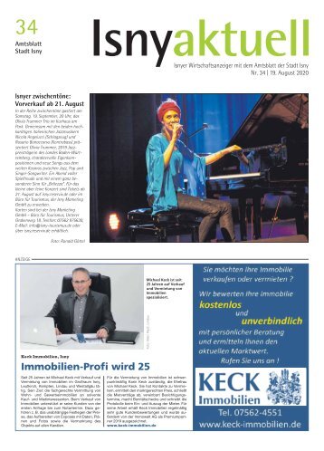 Isny Aktuell 19.08.2020