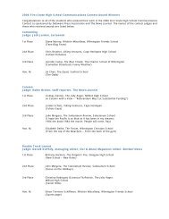 State Press Contests Awards Tennessee Press Association