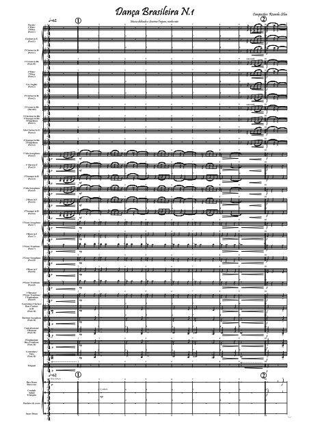 1. Dança Brasileira N.1.Score - Full Score