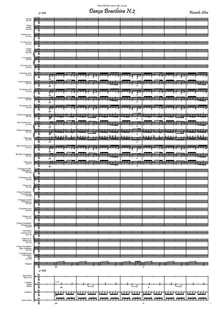  Dança Brasileira N.2.Score - Full Score