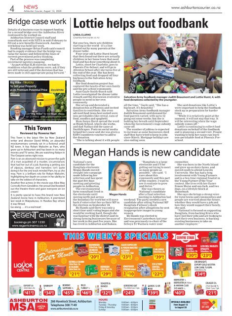 Ashburton Courier: August 13, 2020