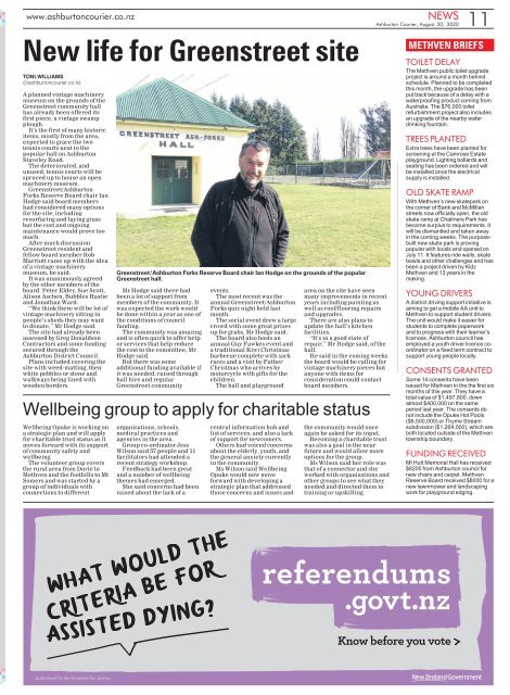 Ashburton Courier: August 20, 2020