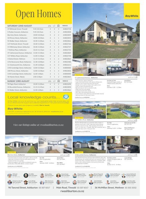 Ashburton Courier: August 20, 2020