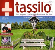 tassilo - das Magazin rund um Weilheim und die Seen - Ausgabe September/Oktober 2020
