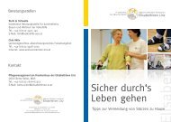 Sicher durch's Leben gehen - Krankenhaus der Elisabethinen Linz