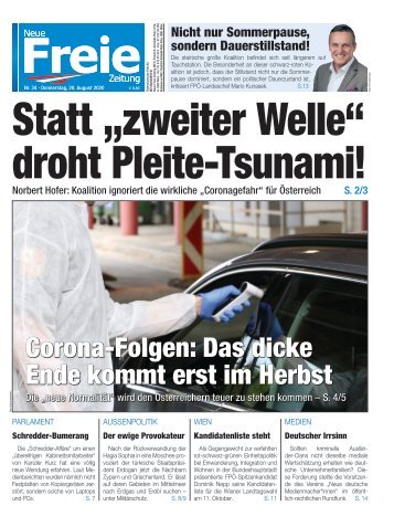 Statt „zweiter Welle“ droht Pleite-Tsunami!