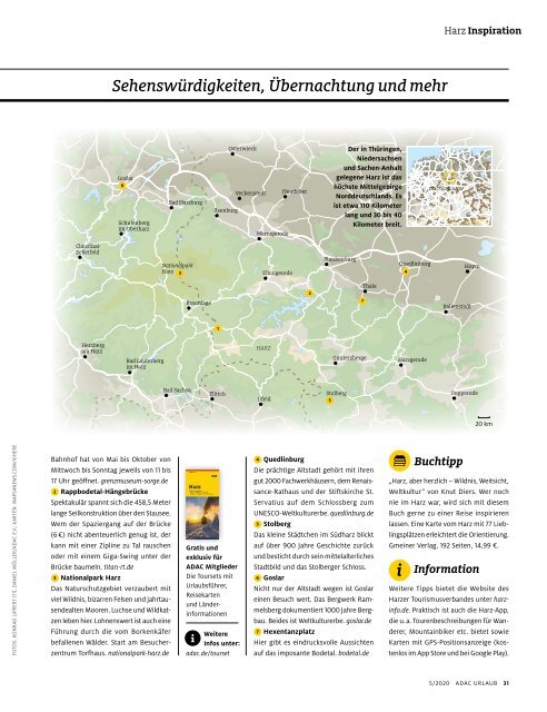 ADAC Urlaub September-Ausgabe 2020 Überregional