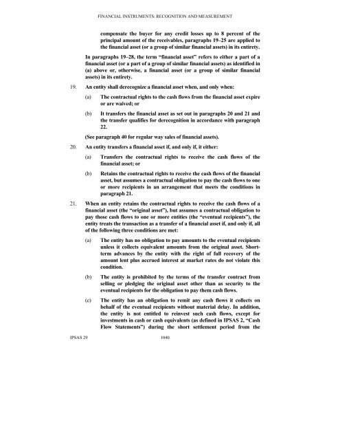 ipsas 29—financial instruments: recognition and measurement - IFAC