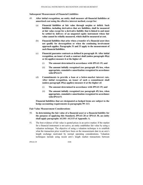 ipsas 29—financial instruments: recognition and measurement - IFAC