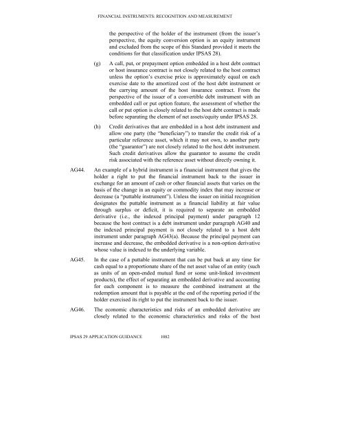 ipsas 29—financial instruments: recognition and measurement - IFAC