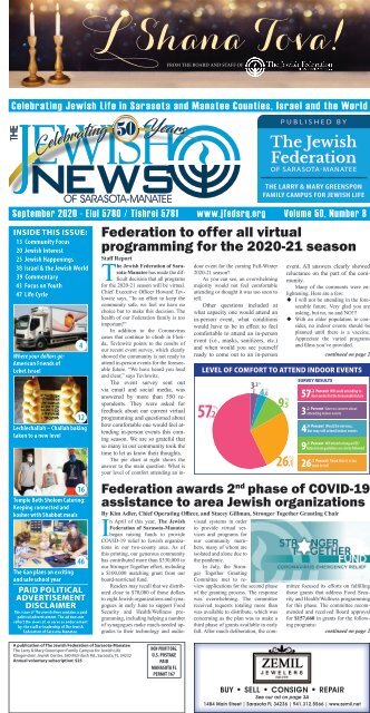 The Jewish News - September 2020